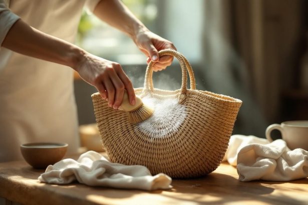 Comment nettoyer un sac en paille sans l’abîmer