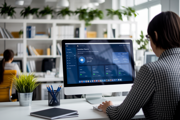 personne-dos-ordinateur-bureau-moderne