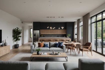 Harmonisez votre espace : séjour et salle à manger unifiés