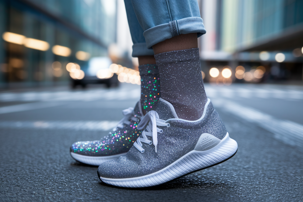 Comment porter les chaussettes à paillettes en 2026