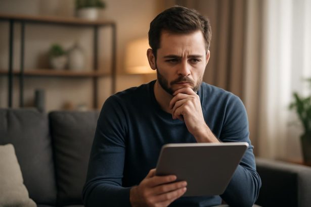 personne-reflechie-salon-tablette-moderne