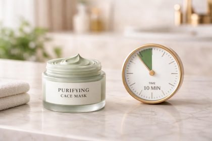 bocal-masque-facial-horloge-salle-bain