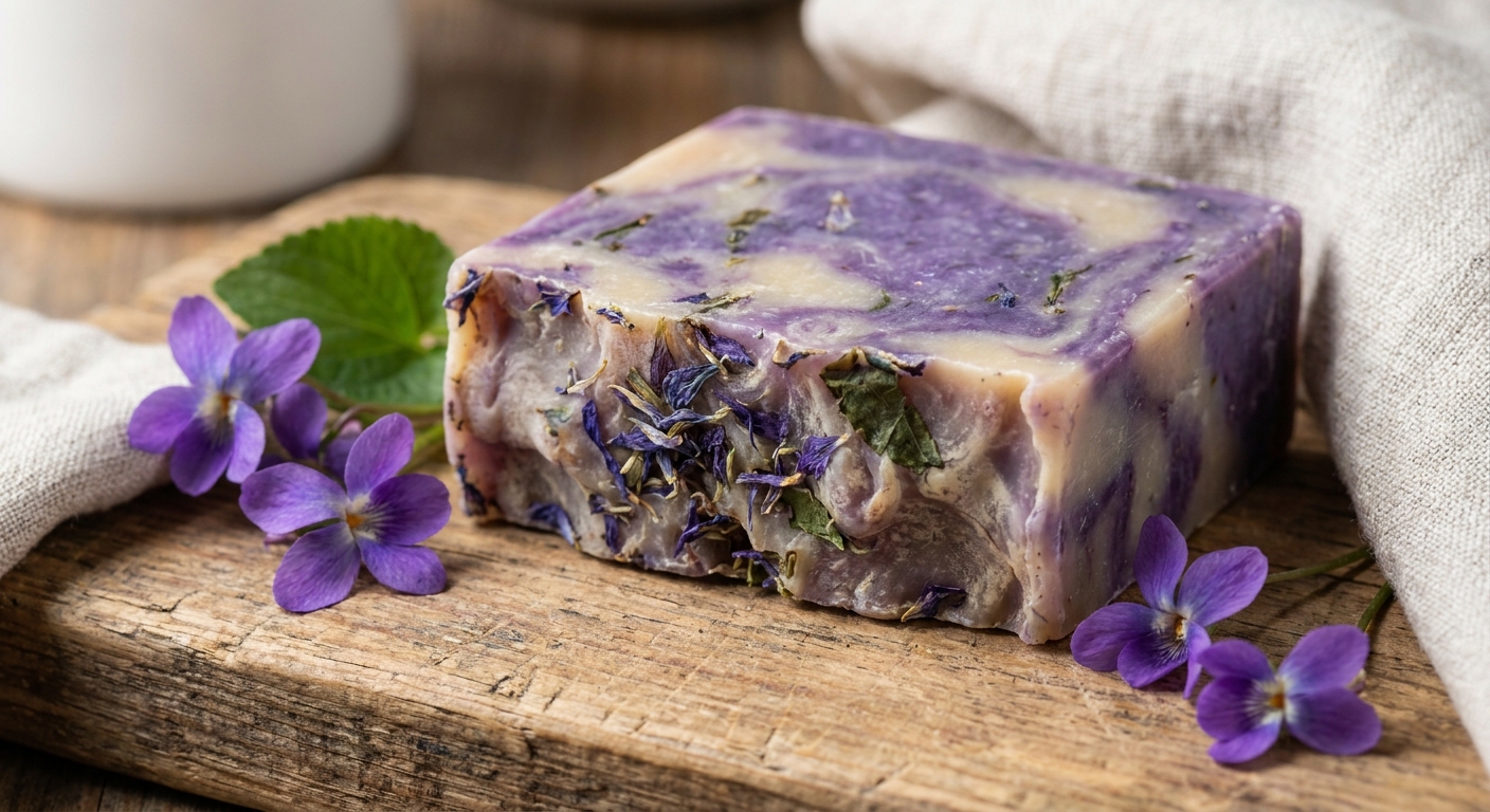 savon-solide-artisanal-violette